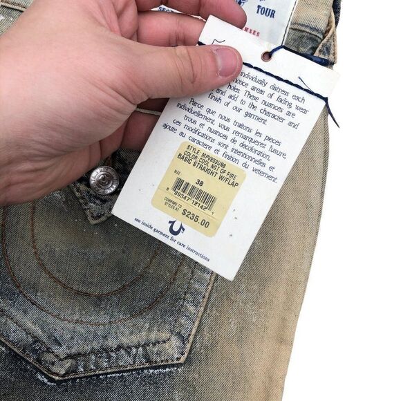 Brand New True Religion Jeans Size 38 STRAIGHT - Picture 9 of 11